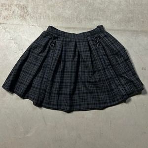 hot topic grey plaid suspender